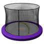 Kahuna 12ft Trampoline Pad and Net - Purple