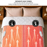 Laura Hill King Electric Heated Underlay Blanket Fleecy Fabric with Timer - Extra Image