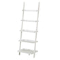 Sarantino Aster 5-Tier Ladder Shelf in White