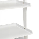 Sarantino Aster 5-Tier Ladder Shelf in White