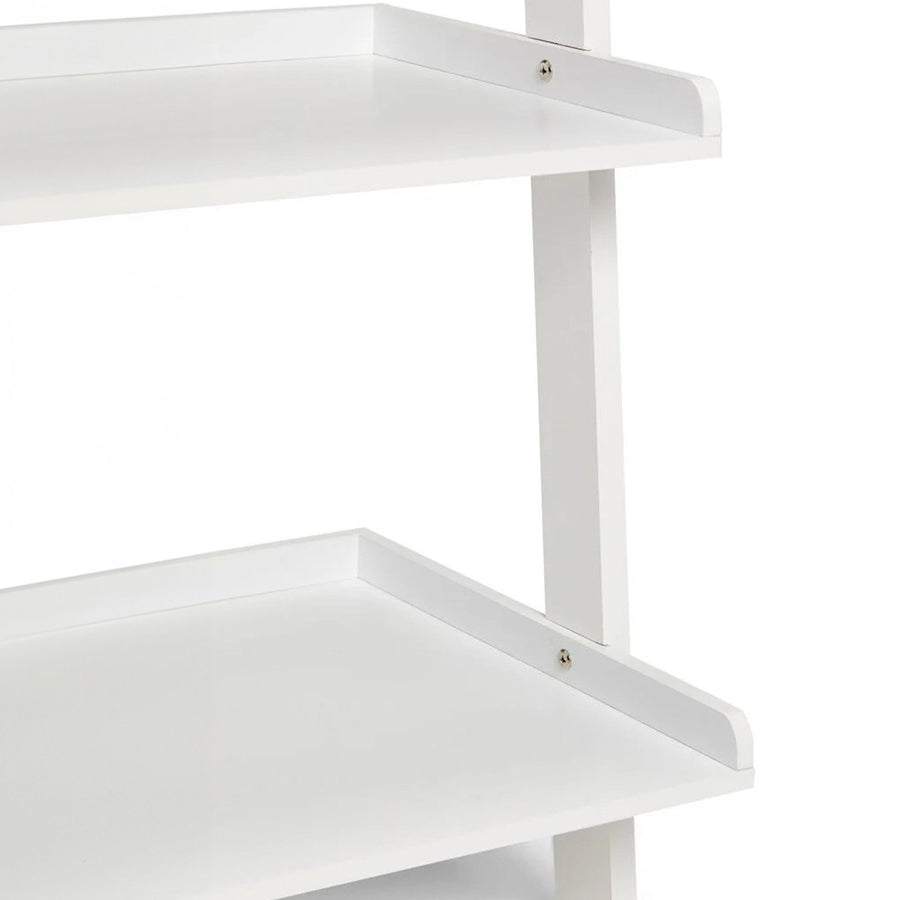 Sarantino Aster 5-Tier Ladder Shelf in White