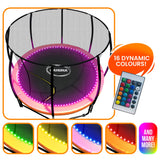 Kahuna LED Kit Suits 14ft-16ft Trampolines Multi-Colour Smart Motion Sensor Lighting with 16 colours - Rear View