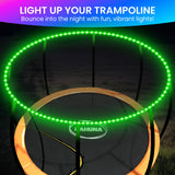 Kahuna LED Kit Suits 14ft-16ft Trampolines Multi-Colour Smart Motion Sensor Lighting with 16 colours - Low Angle