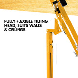 Kartrite 11ft Plaster Drywall Board Sheet Panel Hoist Lifter - Front View