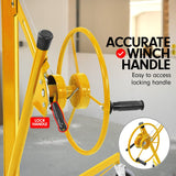 Kartrite 16ft Plaster Drywall Board Sheet Panel Hoist Lifter - Top-Down View