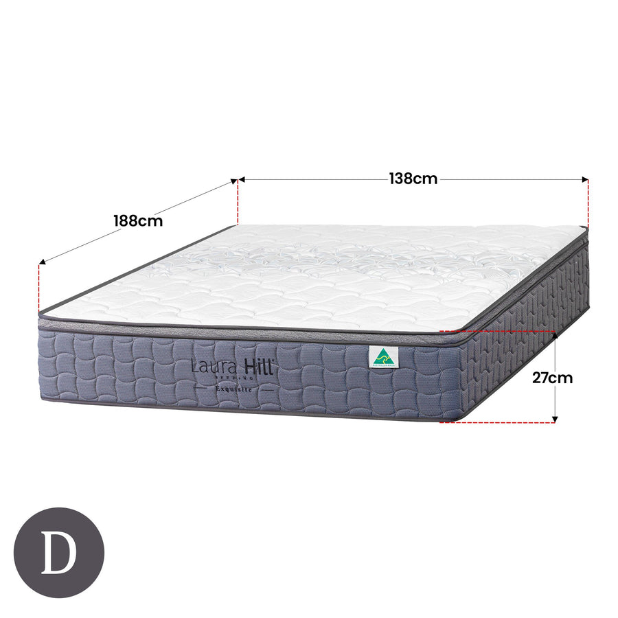 Laura Hill Exquisite Australian Made Double Premium Mattress, image 2