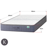 Laura Hill Essential Australian Made Long Single Premium Mattress - Side View