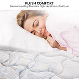 Mattress Single Euro Top Pocket Spring Motion Isolation CertiPUR-US Certified - 45-Degree Angle