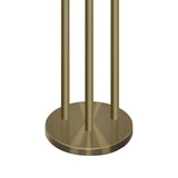 Sarantino Three Metal Shade Floor Lamp - Top-Down View