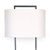 Sarantino Wood Floor Lamp in Cherry Finish