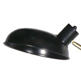 Sarantino Adjustable Two Light Lamp Black and Gold Finish - Side View