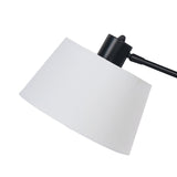 Sarantino Adjustable Metal Table Lamp In Black - Side View