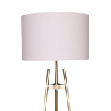 Sarantino Metal Tripod Electric Floor Lamp Gradient Finish - Top-Down View