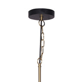 Sarantino Black and Gold Pendant Light - Close-Up Angle