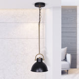 Sarantino Black and Gold Pendant Light - Extra Image