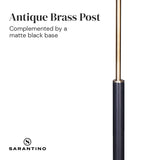 Sarantino 6-Light Metal Sputnik Floor Lamp - Rear View