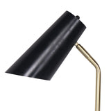 Sarantino Electric Reading Light Table Lamp Brass Finish - Black - Extra Image