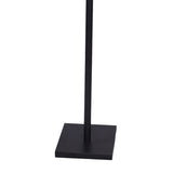 Sarantino LED Metal Floor Lamp with 2 Lights in Brushed Gold and Black Finish - Side View