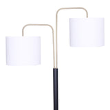 Sarantino Black/Brass Finish Reading Light  Electric Table Lamp - Extra Image
