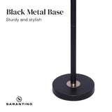 Sarantino Black/Brass Finish Reading Light  Electric Table Lamp - Extra Image