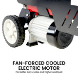 Yukon 7 Ton Electric Log Splitter With Side Protectors Axe Wood Cutter - Low Angle