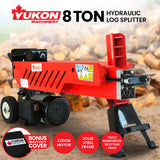 Yukon 8 Ton 2.2kw Heavy-duty Electric Hydraulic Log Splitter - Front View