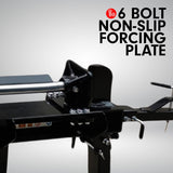 Yukon 18 Ton Petrol Log Splitter Wood Cutter Hydraulic Ram Wood Cutter Firewood Chopper Axe Wedge - Low Angle