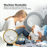 Laura Hill Electric Blanket Queen Size Fitted Underlay Winter Throw - White - Extra Image