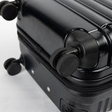 Olympus Noctis Suitcase 20in Hard Shell ABS+PC - Stygian Black - Rear View