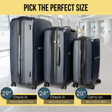 Olympus Astra 20in Lightweight Hard Shell Suitcase - Aegean Blue - Extra Image