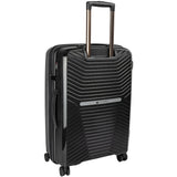 Olympus 3PC Astra Luggage Set Hard Shell Suitcase - Obsidian Black - Rear View
