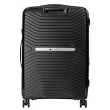 Olympus 3PC Astra Luggage Set Hard Shell Suitcase - Obsidian Black - Close-Up Angle