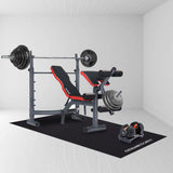 Powertrain 1.5m Exercise Equipment Mat - Rear View