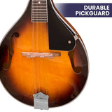 Karrera Traditional Mandolin - Sunburst - Top-Down View