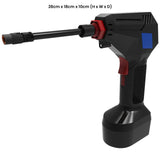 MEC Maxim ATP 12V Tyre Pump Portable Electric Car Tyre Air Pump with LED Light Digital Pressure Metre - Side View