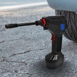 MEC Maxim ATP 12V Tyre Pump Portable Electric Car Tyre Air Pump with LED Light Digital Pressure Metre - 45-Degree Angle