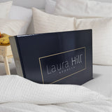 Laura Hill 600gsm Faux Mink Blanket Queen Size Double-sided Throw Rug Large Super Luxurious Soft - Green - Close-Up Angle