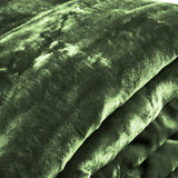 Laura Hill 600gsm Faux Mink Blanket Queen Size Double-sided Throw Rug Large Super Luxurious Soft - Green - Extra Image