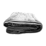 Laura Hill Mink Blanket Double Sided Queen Size Soft Plush Bed Faux Throw Rug 220 X 240cm - Side View
