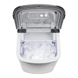 Morphy Richards 15kg Ice Maker in Stainless Steel - 45-Degree Angle