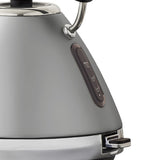 Morphy Richards 1.5L Venture Collection Pyramid Kettle in Steel Grey - Top-Down View