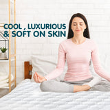 Laura Hill Luxury Cool Max Comfortable Fully Fitted Bed Mattress Protector - King - Close-Up Angle