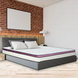 Laura Hill King Mattress Visco Cool Gel Infused Memory Foam Euro Top Pocket Spring 30cm - Front View