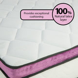 Laura Hill King Mattress Visco Cool Gel Infused Memory Foam Euro Top Pocket Spring 30cm - Rear View