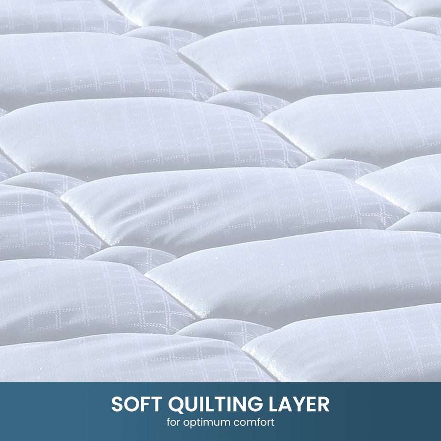 Laura Hill King Single Size Mattress Pocket Spring High Density Foam For Bed