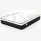 Laura Hill King Single Double Mattress Bed Size Euro Top 5 Zone Spring Foam 32cm - Side View