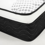 Laura Hill King Single Mattress Bed Size Euro Top 5 Zone Spring Foam 32cm - Top-Down View