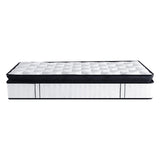 Laura Hill King Single Mattress Bed Size Euro Top 5 Zone Spring Foam 32cm - Front View