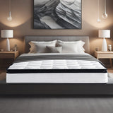 Laura Hill King Single Mattress Bed Size Euro Top 5 Zone Spring Foam 32cm - Extra Image
