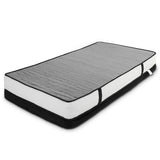 Laura Hill Single Mattress Bed Size Euro Top 5 Zone Spring Foam 32cm - Front View